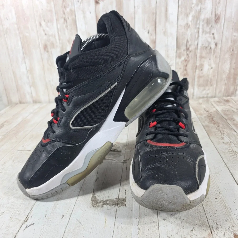 Jordan Point Lane Black University Red Mens Sneakers CZ4166-010 Size 10‎